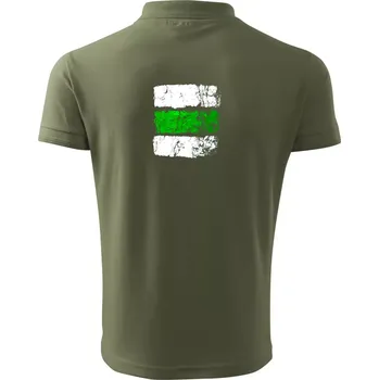 Pánská košile Turistická značka - zelená - Polokošile pánská Pique Polo 203 - 4XL ( Khaki )