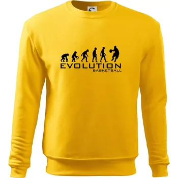 Pánská mikina Evoluce Basketball - Mikina Essential pánská - XL ( Žlutá )