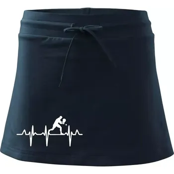 Dámská sukně EKG stolní tenista stojící - Sportovní sukně - two in one - XS ( Námořní modrá (velmi tmavá - téměř černá) )
