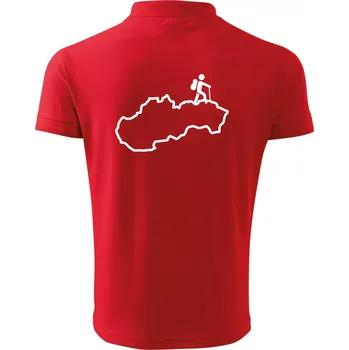 Pánská košile Slovenský turista - Polokošile pánská Pique Polo 203 - 4XL ( Červená )