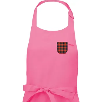 Kuchyňská zástěra Flanelové triko červené - Pánská zástěra na vaření - Univerzální velikost ( Růžová )