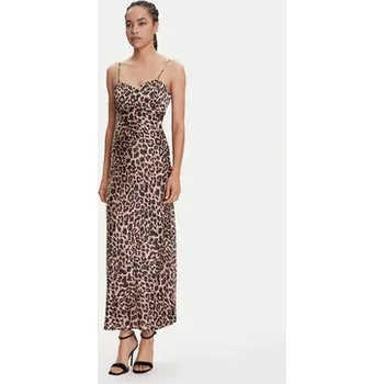 Oblečení a móda Guess Večerní šaty W5YK35 WHEZ2 Hnědá Slim Fit S