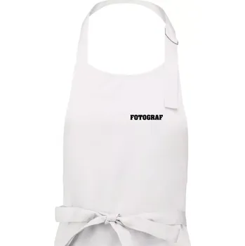 Kuchyňská zástěra Novinář nápis - Fotograf - Dámská zástěra na vaření - Univerzální velikost ( Bílá )