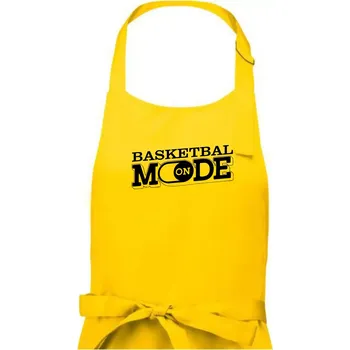 Kuchyňská zástěra Basketbal mode - Pánská zástěra na vaření - Univerzální velikost ( Žlutá )