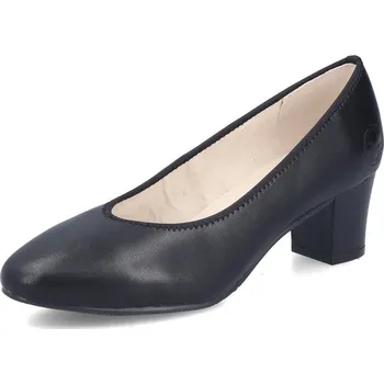 Dámské polobotky Dámské kožené lodičky Rieker 44650-04 černé černá 36