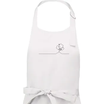 Kuchyňská zástěra Strom s ptáčkem linka - Dámská zástěra na vaření - Univerzální velikost ( Bílá )