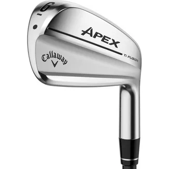 Golf Callaway Apex Ti Fusion Plated pánská železa, grafit pravé, Regular, grafit, Mitsubishi MMT, pánské, 4 železo