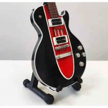 Elektrická kytara Miniatura kytary Music Legends PPT-MK103 Slash Gibson Custom Corvette Les Paul Black Red