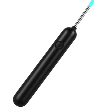 Otoskop na čištění uší s kamerou a LED osvětlením - Černá