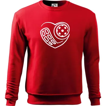 Chlapecké tričko Florbal love - Mikina Essential dětská - 158 cm/12 let ( Červená )