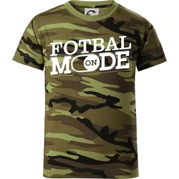 Fotbal mode - Dětské maskáčové triko - 146 cm/10 let ( Zelený maskáč )