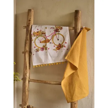 Utěrka Sinsay - Sada 2&nbsp;kuchyňských utěrek - oranžová - 721GH-22X - 721GH-22X-ONE