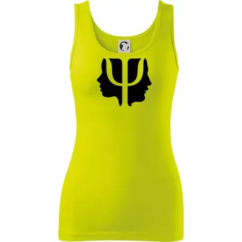 Dámské tričko Psychologie hlavy - Dámské tílko - L ( Limetková )