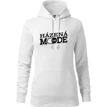 Dámská mikina Házená mode - Mikina dámská Cape s kapucí - XL ( Bílá )