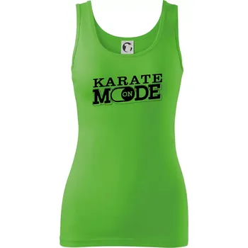 Dámské tričko Karate mode - Dámské tílko - XL ( Apple Green )