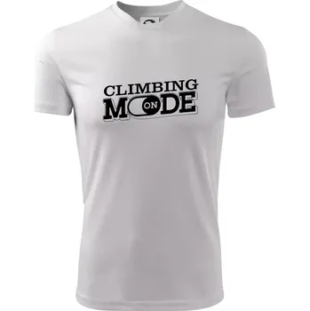 Pánské tričko Climbing mode - Pánské triko Fantasy sportovní (dresovina) - 3XL ( Bílá )