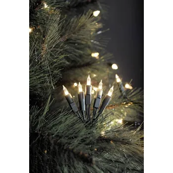 Žárovka Konstsmide 6302-100 mini světlelný řetěz vnitřní Energetická třída (EEK2021): G (A - G) 230 V Počet žárovek 35 LED teplá