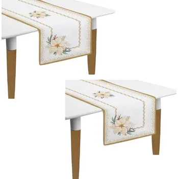 Talíř Easy Life Běhoun 140x45 cm sada 2 kusy 140x45 cm WHITE ELEGANCE Easy Life