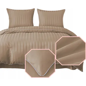 Povlečení Povlečení z Adamašku 160x200 SVĚTLE BÉŽOVÉ, Styl, Měkké do ložnice Elegantní