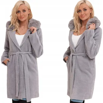 Dámské spodní prádlo Soprato dámský kabát šedý oversize bez kapuce 065 univerzální velikost