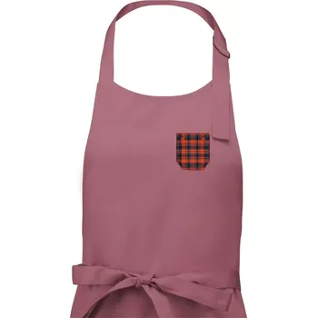 Kuchyňská zástěra Flanelové triko červené - Dámská zástěra na vaření - Univerzální velikost ( Starorůžová )