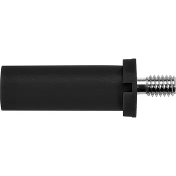 Krokosvorka Schützinger SFK 8465 Ni / M4 / 7 / SW bezpečnostní šroubovací banánek 4 mm černá 1 ks