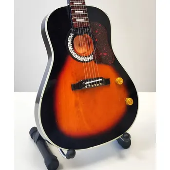 Elektrická kytara Miniatura kytary Music Legends PPT-MK159 John Lennon The Beatles Gibson J-160E Vintage Sunburst