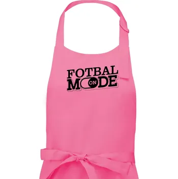 Kuchyňská zástěra Fotbal mode - Dámská zástěra na vaření - Univerzální velikost ( Růžová )