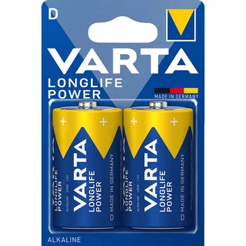 Elektronika baterie D, R20 LR20 Longlife Power (2ks) VARTA