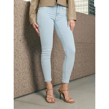 Sinsay - Džíny skinny se středně vysokým sedem - modrá - 890EV-05J - 890EV-05J-36