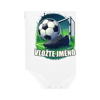 Žertovný předmět Fotbal (jméno) - míč a hřiště - dětské body s potiskem - personalizovaný produkt- Tričkový.cz