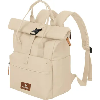 batoh na notebook Travelite Basics Short Handle Roll-up Off-white 11/14 L TRAVELITE-96304-30