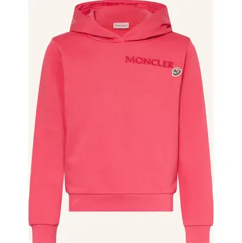 Dámská mikina Moncler Enfant Dívčí Mikina S Kapucí, světle červená, 140
