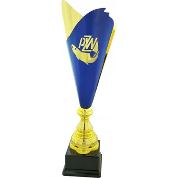 Modro-zlatý POHÁR Rybářský pohár 52 cm + GRAVÍROVÁNÍ DÁREK