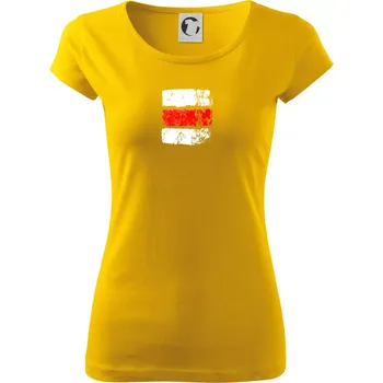 Dámské tričko Turistická značka - červená - Dámské triko Pure - 2XL ( Žlutá )