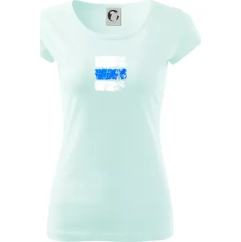 Turistická značka - modrá - Dámské triko Pure - XS ( Frost )