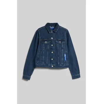 Dámská casual bunda BUNDA KARL LAGERFELD JEANS KLJ REGULAR DENIM JACKET WASHED MID BLUE