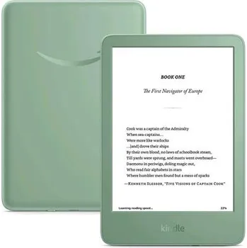 Čtečka elektronické knihy E-book Amazon Kindle Touch 2024 (16 GB), matcha, s reklamou