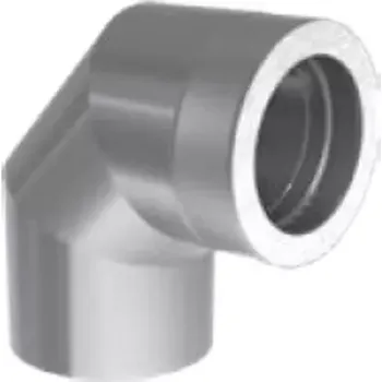 Komín Koleno 90°, tl. 0,6 mm, prům. 200 mm