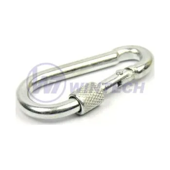 Tesařské kování Karabina s pojistkou DIN 5299D,12x140mm Balení: 10 ks NLAB012140BO1