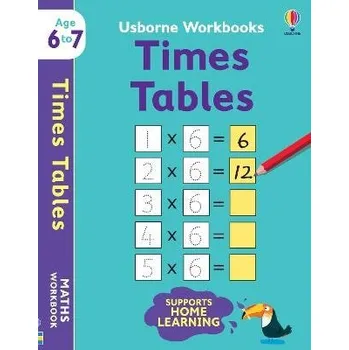 Cizojazyčná kniha Usborne Workbooks Times Tables 6-7