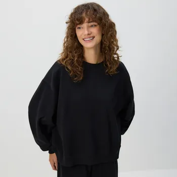 Dámská mikina Reserved - Bavlněná mikina - černý - 685GA-99X - 685GA-99X-S