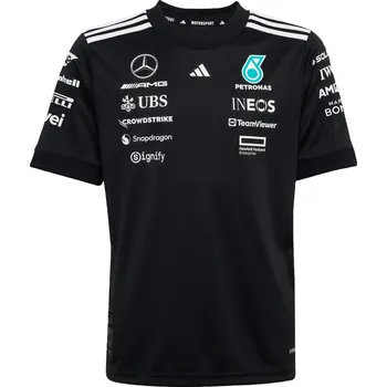 ADIDAS Dětský dres Mercedes 9 LET BÍLÁ|ČERNÁ