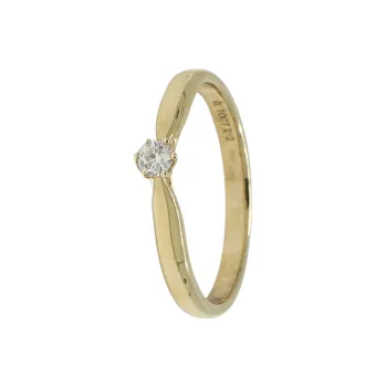 Prsten Zlatý prsten AU 585/1000 2,10 gr KPR381258601-54