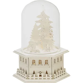 Vánoční světelná dekorace Konstsmide 3281-210 LED fotorámeček les teplá bílá LED bílá