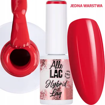 Přípravek na nehty Hybridní lak ALLELAC 6g LED/UV Gel Polish Red Ferrari Červený
