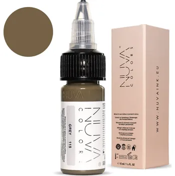 Speciální výtvarná barva Nuva Colors - 115 Grey 15ml