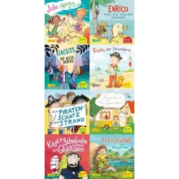 První čtění Pixi-8er-Set 289: Ferien- und Strandgeschichten (8x1 Exemplar) (diverse)(Brožovaná)