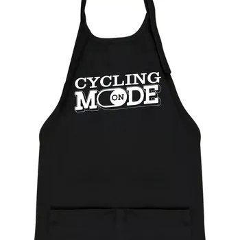 Kuchyňská zástěra Cycling mode - Dětská zástěra na vaření - Univerzální velikost ( Černá )