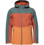 Pánská softshellová bunda Head SEVAN M Tmavě šedá, Oranžová, Lososová